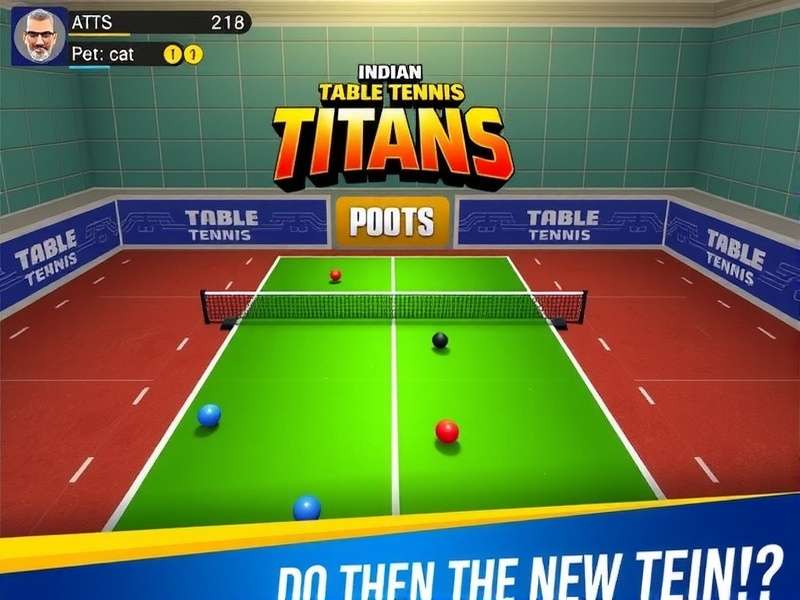 Indian Table Tennis Titans Gameplay